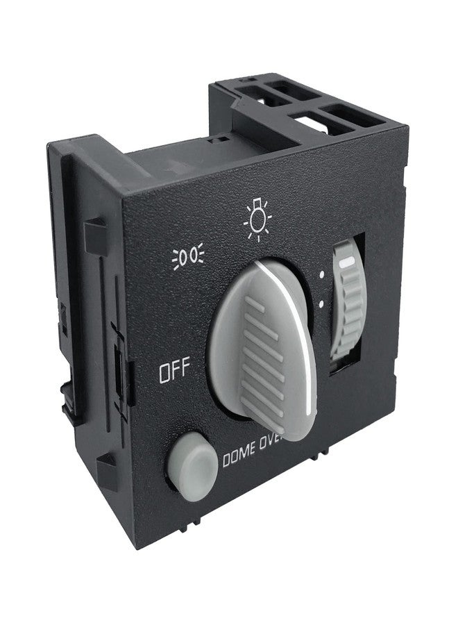 PANNUOSCS Headlight Switch Compatible with 95-98 Chevy GMC Vehicles C1500 C2500 C3500 K1500 K2500 K3500 Express1500 2500 3500 Headlamp Instrument Panel Dimmer and Dome Lamp Switch Replaces 93443101 D1523H - Image 1